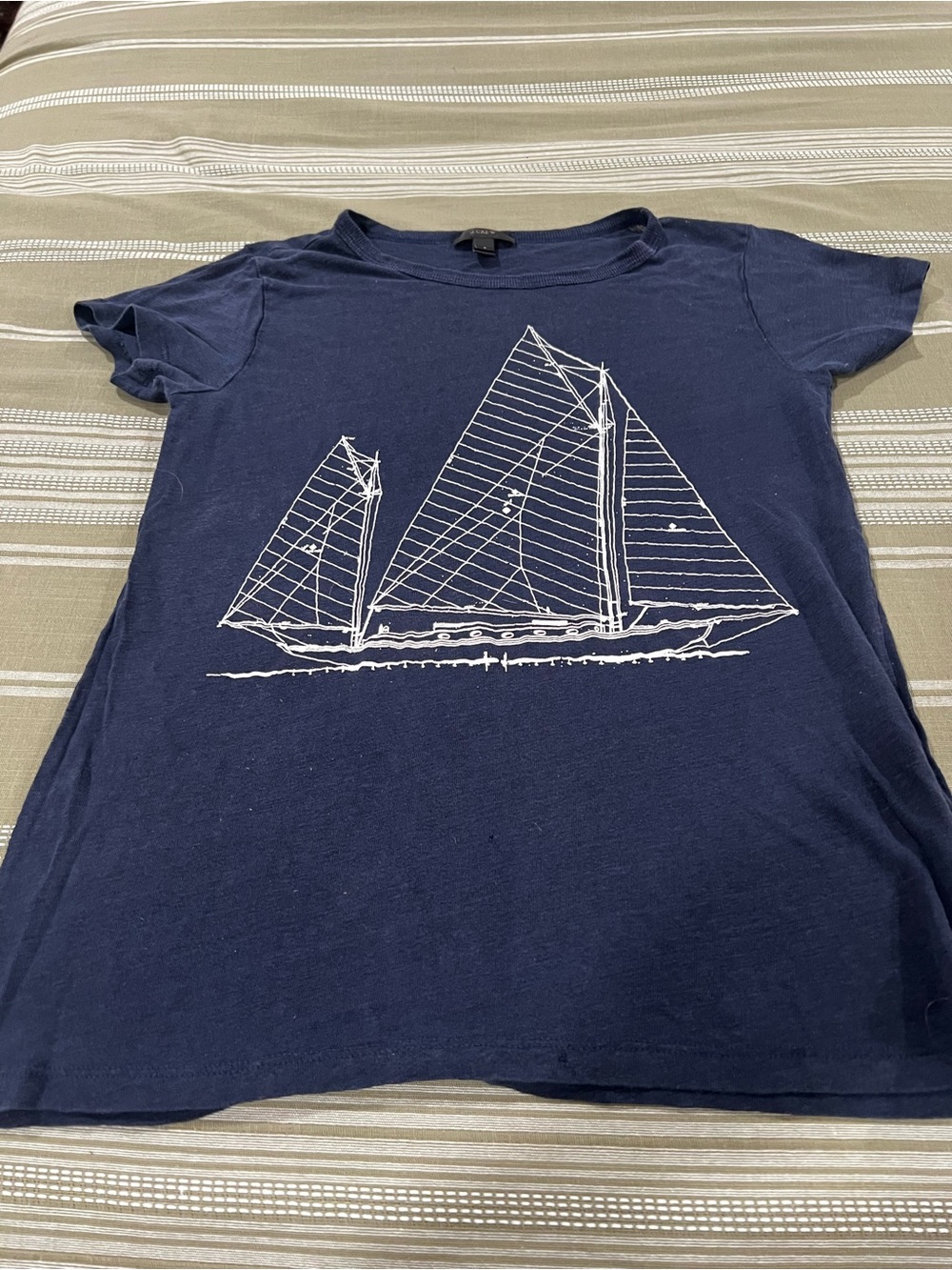 J. Crew Navy Crewneck Sweater